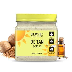 De-Tan Scrub For Face & Body with Walnut & Clove Extract|Exfoliating  Scrub (760 ml)